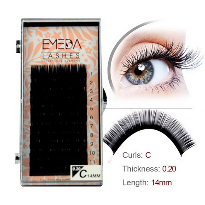 Single Semi permanent eyelashes extension JH60